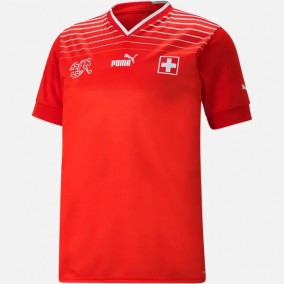 Schweiz 2023/2024 Hemma Fotbollströjor Kortärmad